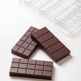 Поликарбонатна форма за шоколадов бар "Yummy"